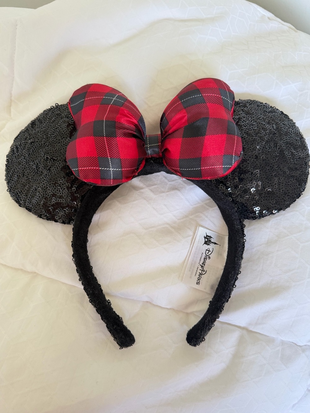Disney Black Sequin Minnie Ear Headband
